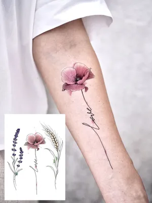 Тату цветы | ANATOMY TATTOO STUDIO | Дзен