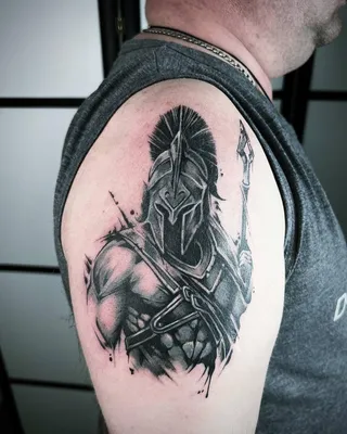 Spartan tattoo sketch / Спартанец тату эскиз в стиле скейтч | Тату,  Татуировки, Эскиз