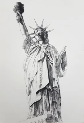 Тату статуя Свободы на руке (79 фото)