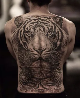 Значение татуировки тигр - фотографии тату
