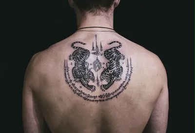 Водонепроницаемая Временная тату-наклейка с изображением тигра, животных,  поддельные тату, флэш-тату, большие руки на спине, татуировки для женщин,  мужчин и девочек | AliExpress