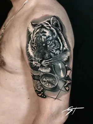 Переносная татуировка тигра и дракона, наклейка на всю спину, татуировка,  временная татуировка, водонепроницаемая наклейка – лучшие товары в  онлайн-магазине Джум Гик