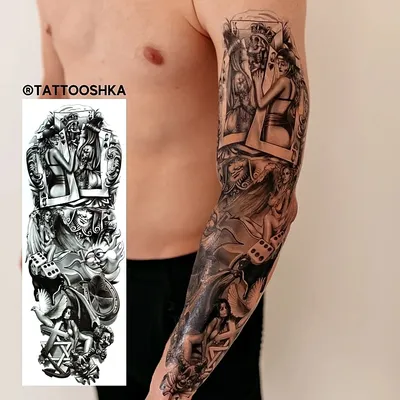 Tattooshka - Временные тату \"Вышиванка с веточками\": купить по лучшей цене  в Украине | Makeup.ua