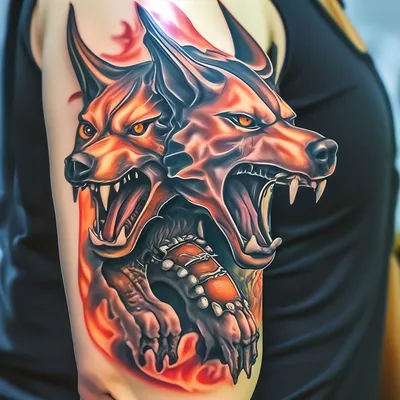 Lumen tattoo Cerberus Цербер доберман | Tattoos, Cerberus, Instagram