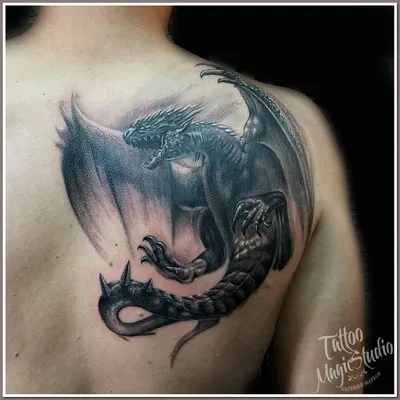 дракон фэнтези dragon fantasy | Рисунки татуировки в виде дракона,  Татуировки воинов, Татуировка с драконом