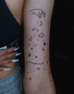 Tattoo • Тату Падающая звезда