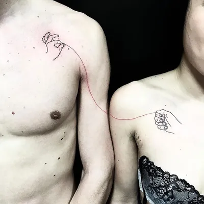 Парные татуировки для влюбленных