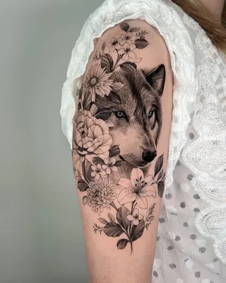 волк графика | Татуировка волк, Дизайн татуировки волка, Татуировка с волком