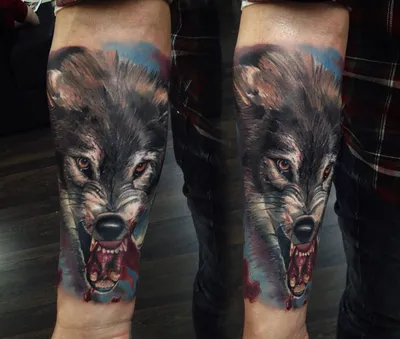 Волк реализм | Лесные татуировки, Волк, Эскиз волка