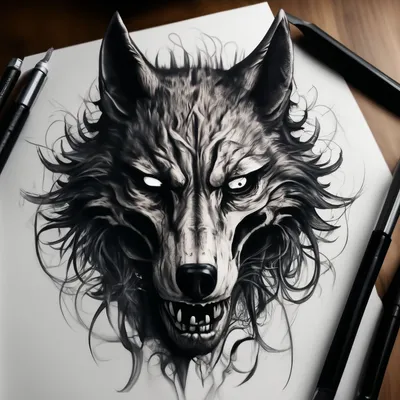 Значение и особенности тату волка