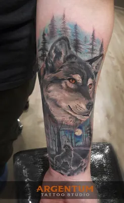 Тату волк, wolf tattoo
