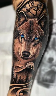 Значение тату волка - для девушек и парней - Волк воющий на луну, Стая  волков - YouTube