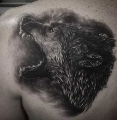 Тату волка на плече для мужчин: символика и стиль - tattopic.ru