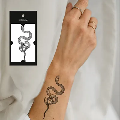 Тату на ноге змея - 8 Фото и значение татуировок 2023