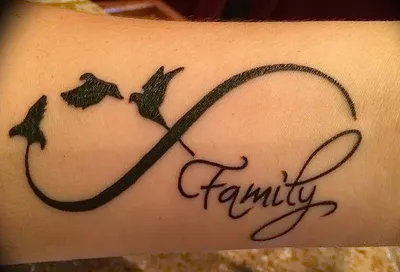 Татуировка знак бесконечность - значение, эскизы тату и фото | Infinity  tattoos, Tattoo quotes, Tattoos