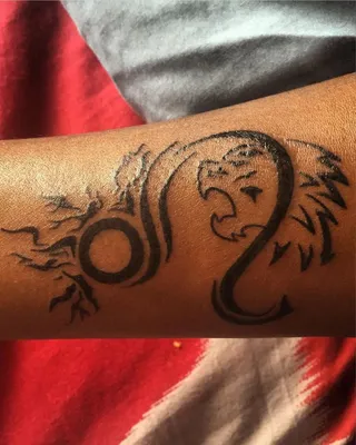 Татуировка знак лев – символ силы и могущества - tatpix.ru