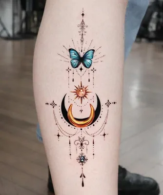 Tattoo • Тату имитирующие золото