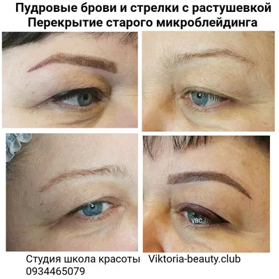 Пудровые брови: все за и против трендовой техники - блог LBar.com.ua