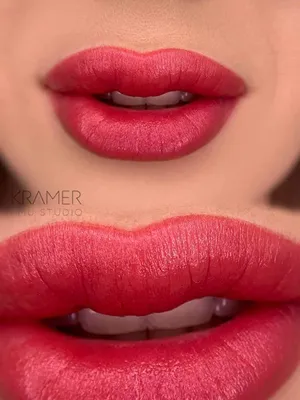 Татуаж губ с растушевкой, перманентный макияж губ в Москве — Цены на  перманент с растушевкой контура