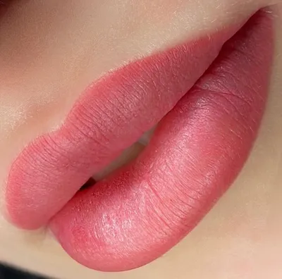 Перманентный макияж губ в СПБ, с растушевкой, коррекция | Алена Кайдаш