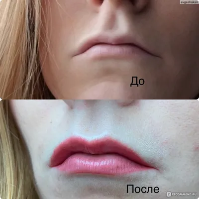 Татуаж на тонкие губы: фото до и после, отзывы