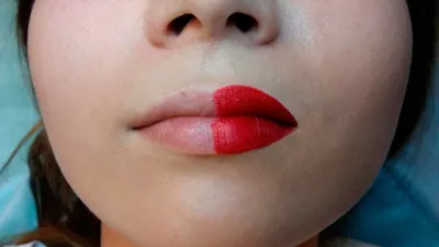 Перманентный макияж губ Минск, татуаж губ.