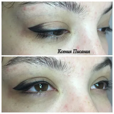 Веки татуаж, эффект теней | Permanent eyebrows, Eyebrows, Makeup