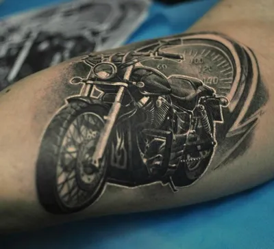 Татуировки байкеров, которые способны выражать все их естество и жизненную  позицию. | ВКонтакте