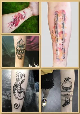 ПОДБОРКА МИНИ-ТАТУ НОТЫ 🎵 ⠀ Отметь... - VivoTattoo Studio | Facebook