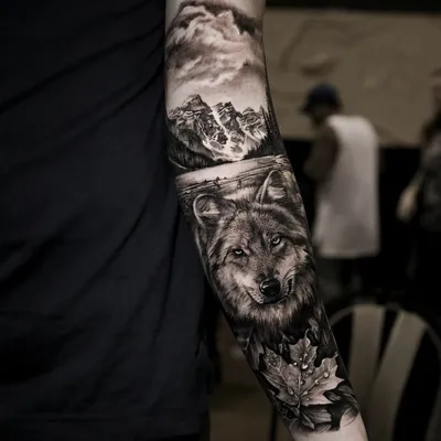 Стиль black and grey | Tat Too be