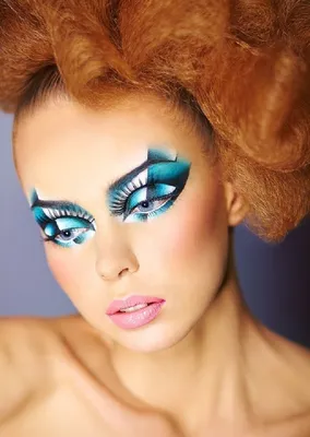 Makeup | Face paint makeup, Face art makeup, Futuristic makeup