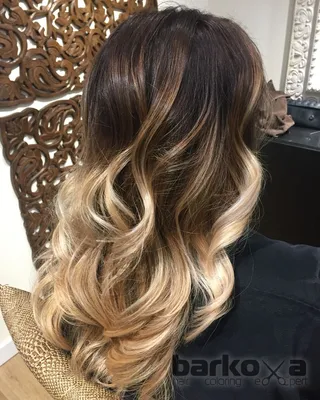 Балаяж: техника окрашивания волос, фото | Colba Color Bar