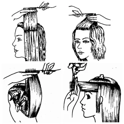 Стрижка каскад на длинные волосы: техника | Волосы до подбородка, Волосы, Стрижка  каскад