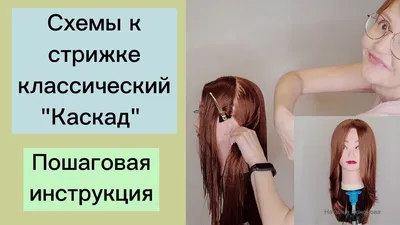 СХЕМЫ К СТРИЖКЕ КЛАССИЧЕСКИЙ КАСКАД/ Hair Tutorial CASCADE/Пошаговое  выполнение стрижки - YouTube