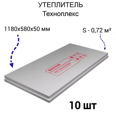 Техноплекс 1180*580*40мм Экструзионный пенополистирол цена