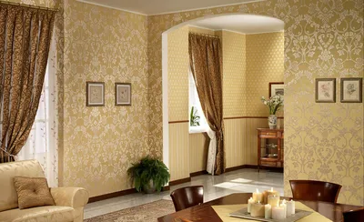 Даже простейшие бесшовные текстильные обои под \"Рогожку\", создадут  незабываемый и красивейший интерьер в вашем доме. | Интерьер, Дом, Дизайн  интерьера