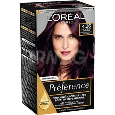 Краска для волос L'Oreal Preference - 4.26 Благородный сливовый - IRMAG.RU