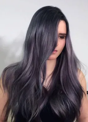 cool Модный пепельный цвет волос (50 фото) — Трендовые оттенки 2017 |  Purple hair, Hair color purple, Purple grey hair