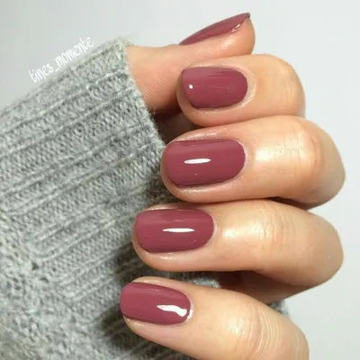 Темно-розовый маникюр - 20Nails