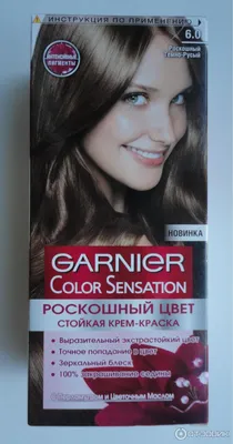 Крем-краска для волос \"Color Sensation\" тон: 6.0, темно-русый GARNIER :  купить в интернет-магазине — OZ.by
