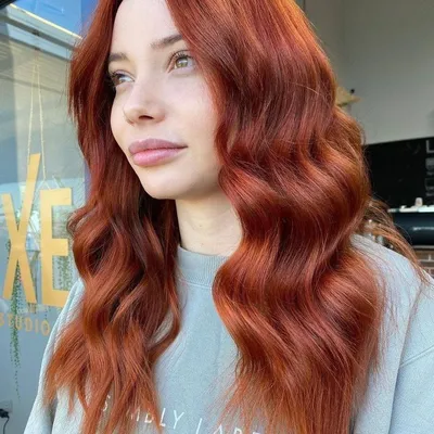 Темно рыжие оттенки волос фото фото