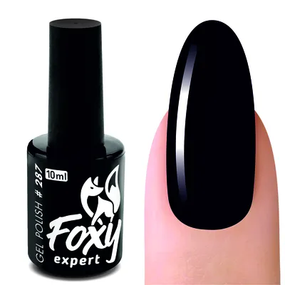 Гель-лак \"Идеальный черный\" (Gel polish) #287, 10 ml - купить по выгодной  цене | Foxy Expert