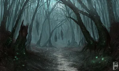 Темный сумрачный лес - 78 фото