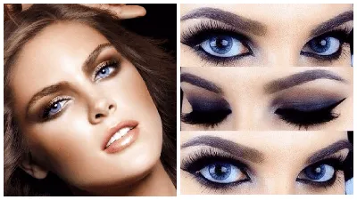 Черный макияж глаз - пошаговое описание как сделать яркий и красивый макияж  (видео + 125 фото)
