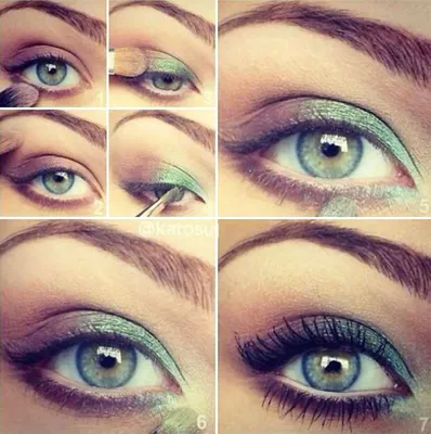 Красивый макияж для зеленых глаз, фото и видео