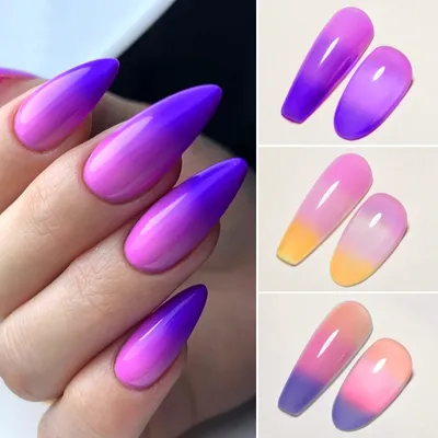 Thermo nails aka liquid crystal. I'm obessed on how cool these are! :  r/Nails