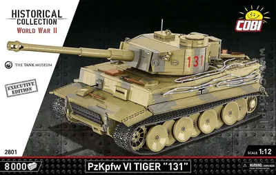 COBI Tiger 131 1:12 Scale(2801) - War Bricks USA