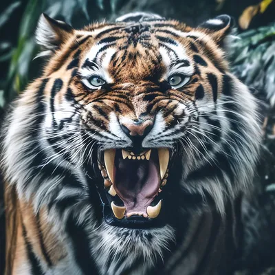 Скачать обои тигр, морда, портрет, взгляд, хищник разрешение 1400x1050  #274018