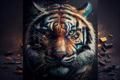 Морда тигра » ImagesBase - Обои для рабочего стола