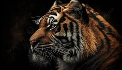 Морда тигра рисунок - 56 фото